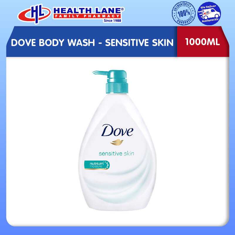 DOVE SABUN BADAN- SENSITIF KULIT (1000ML)